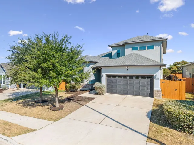 an aerial view of residential building with outdoor space