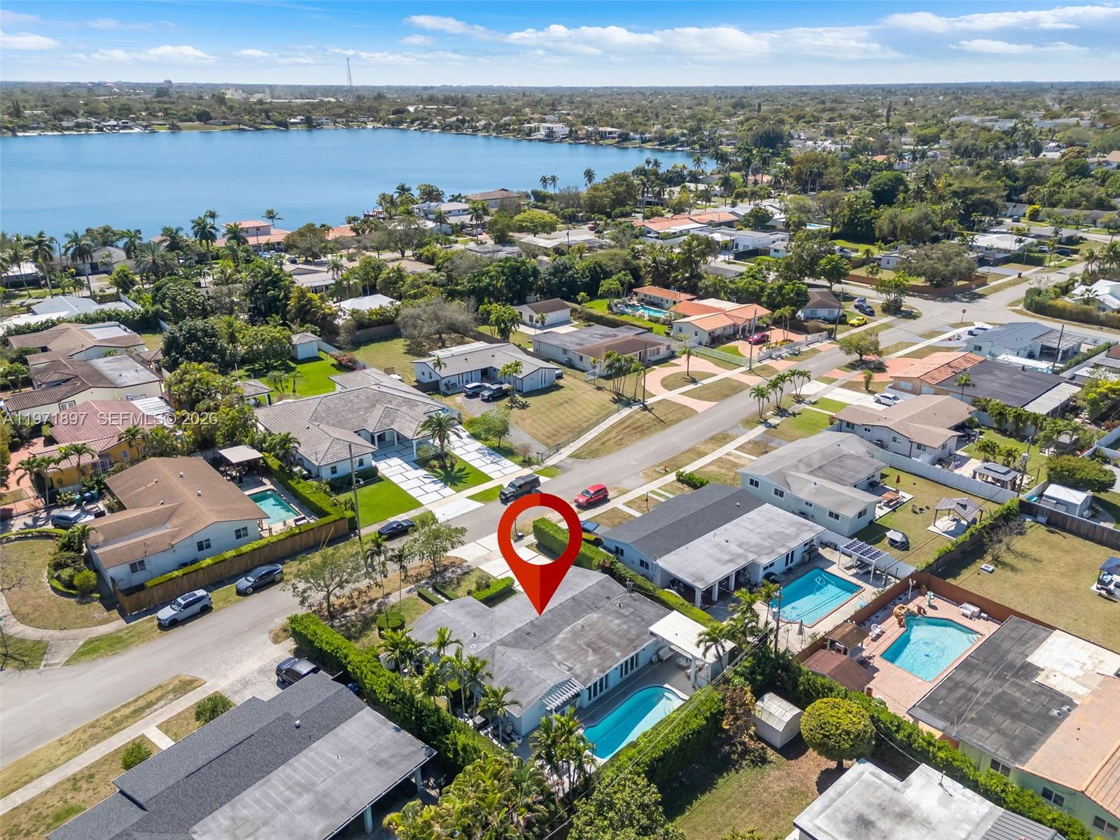 8311 Southwest 47th Street Miami, FL 33155 - Photo 40 of 48 an aerial view of residential houses with outdoor space
