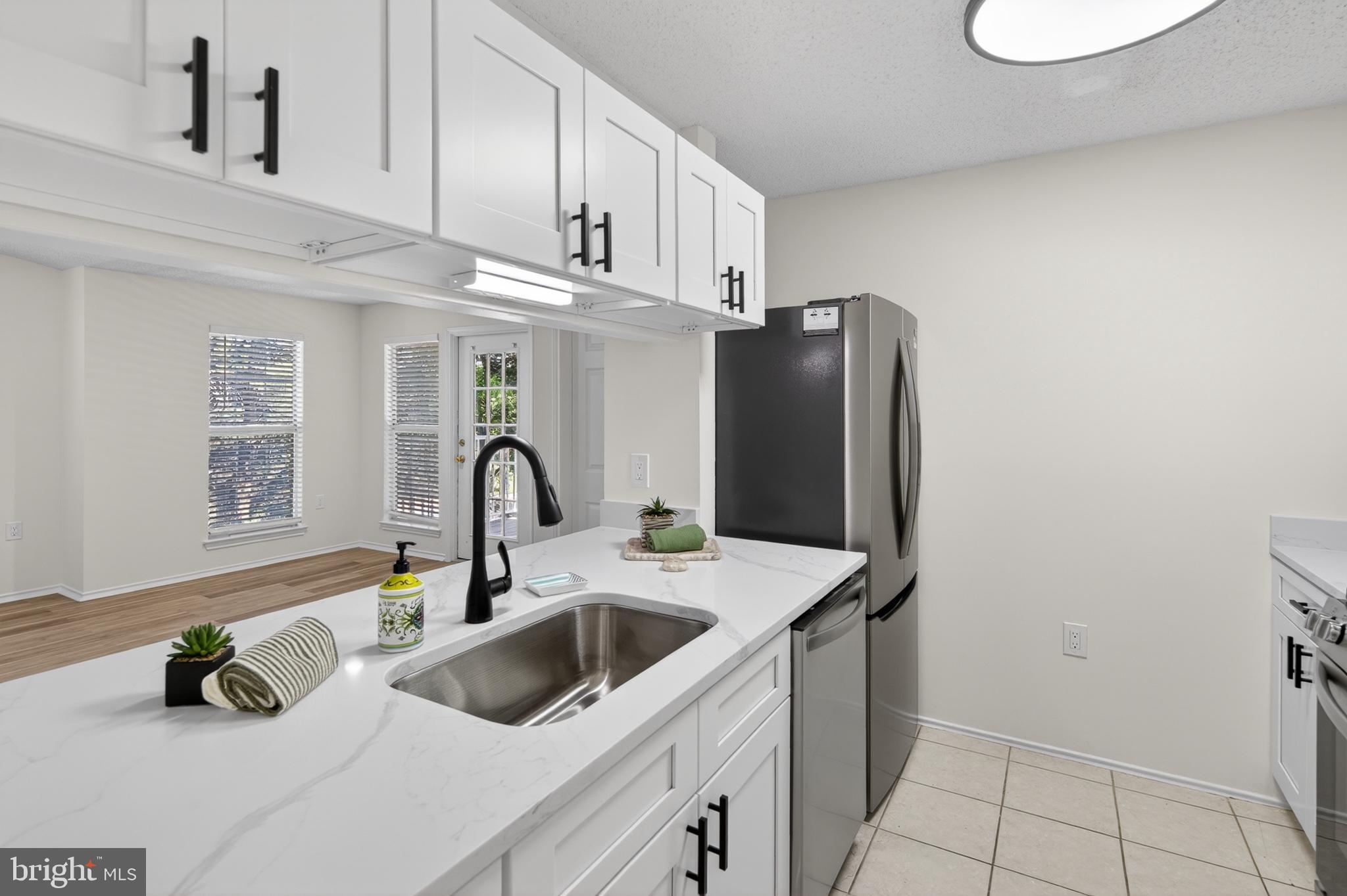 21009 Timber Ridge Terrace, Unit 203 Ashburn, VA 20147 - Photo 4 of 38 Modern kitchen with sleek finishes.