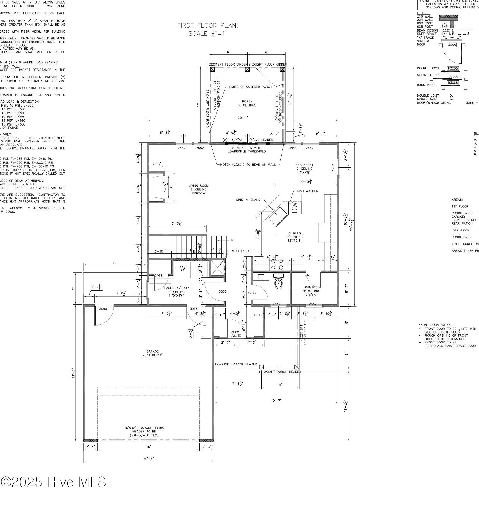 347 McCabe Road Morehead City, NC 28557 - Photo 43 of 45 First Floor Plan