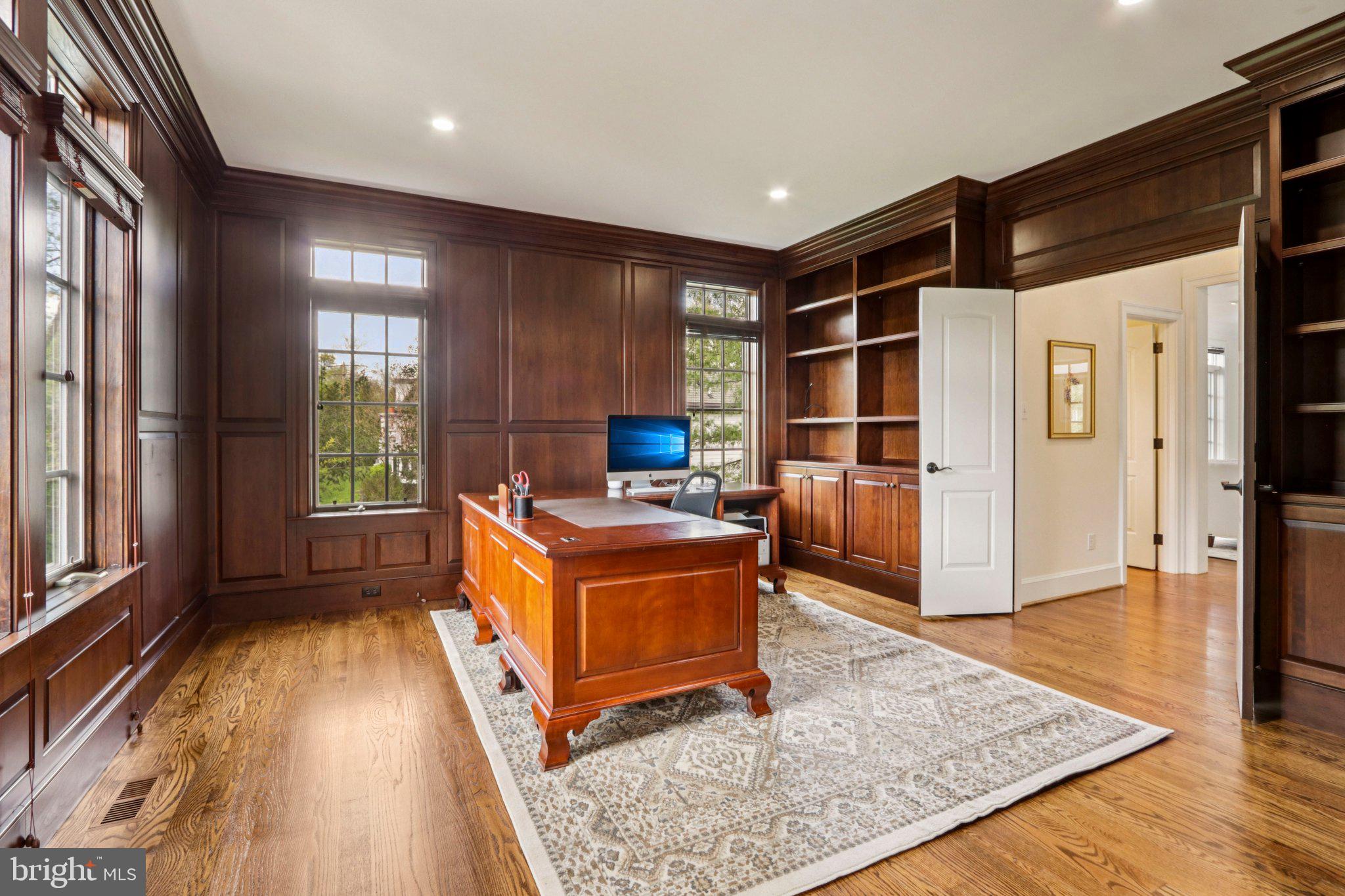 486 Church Road Devon, PA 19333 - Photo 13 of 83 Office with built-in bookcases & handsome millwork