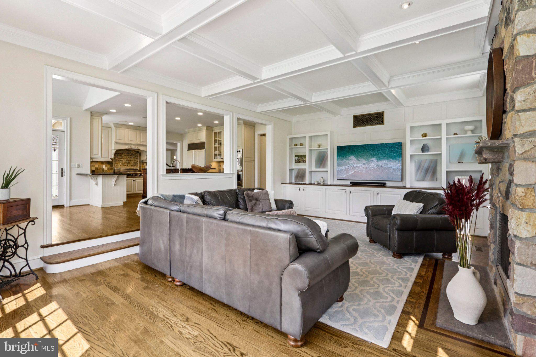 486 Church Road Devon, PA 19333 - Photo 29 of 83 Family room with gas fireplace