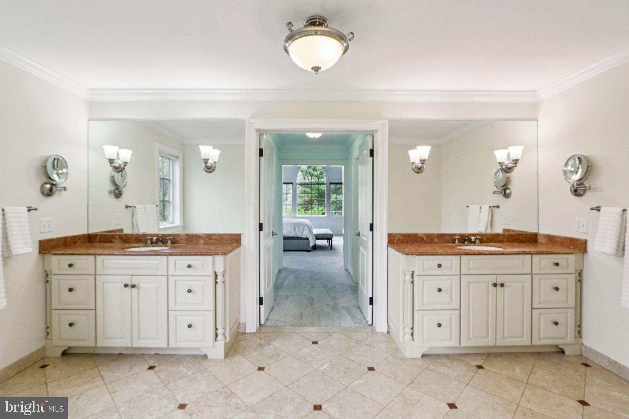 486 Church Road Devon, PA 19333 - Photo 41 of 83 Marble primary bathroom