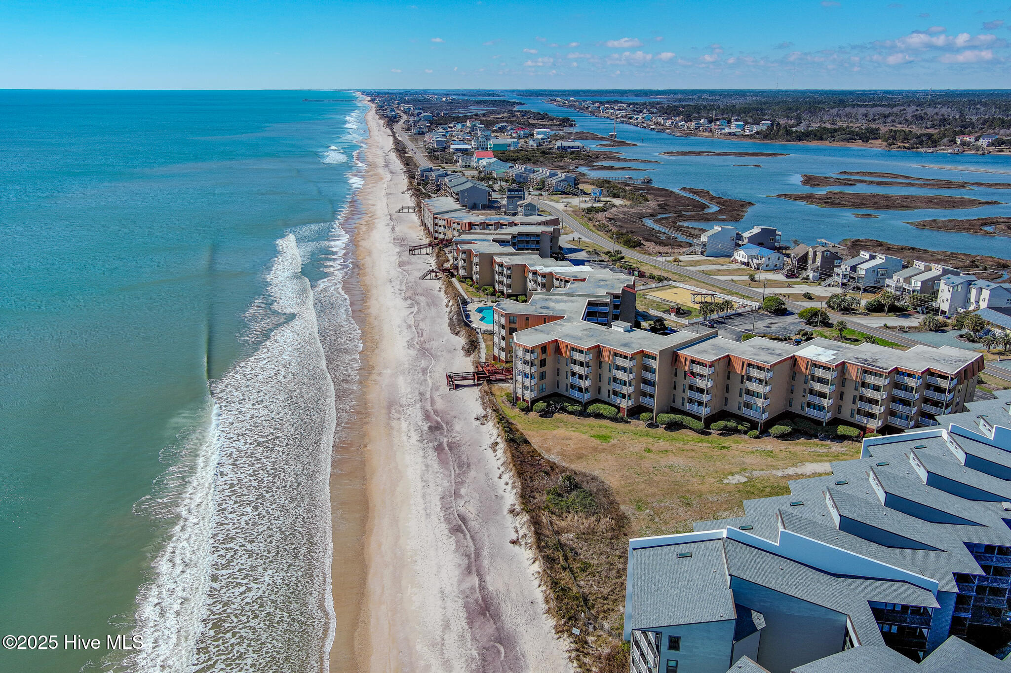 1866 New River Inlet Road, Unit 3407C North Topsail Beach, NC 28460 - Photo 54 of 55 Overhead South2
