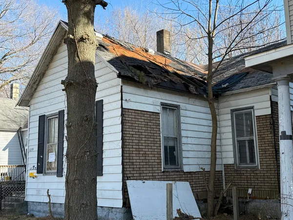 a view of a house with a door