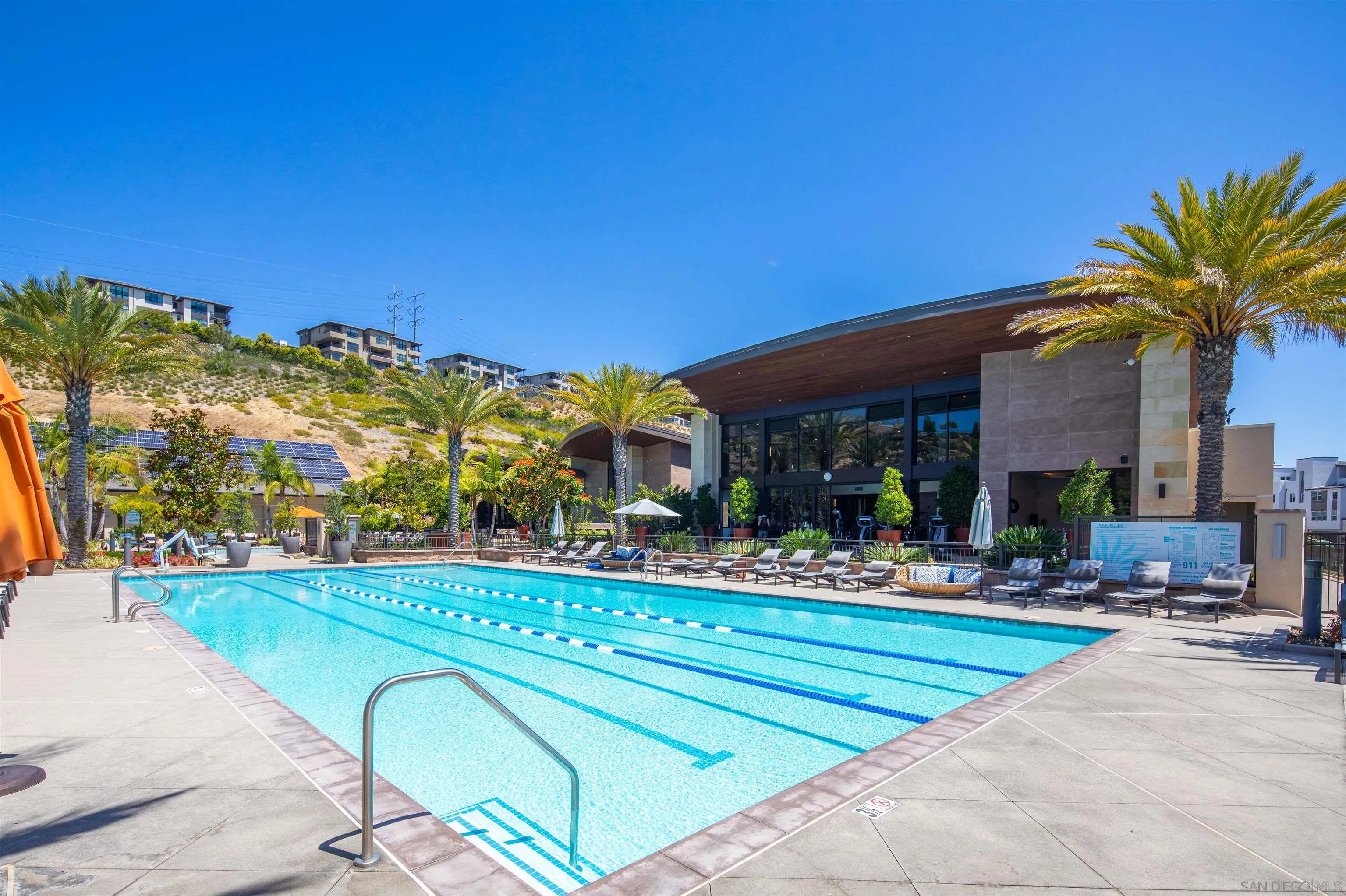 7830 Inception Way San Diego, CA 92108 - Photo 37 of 37 a swimming pool with outdoor seating and yard