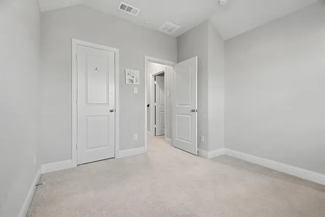 a view of empty room