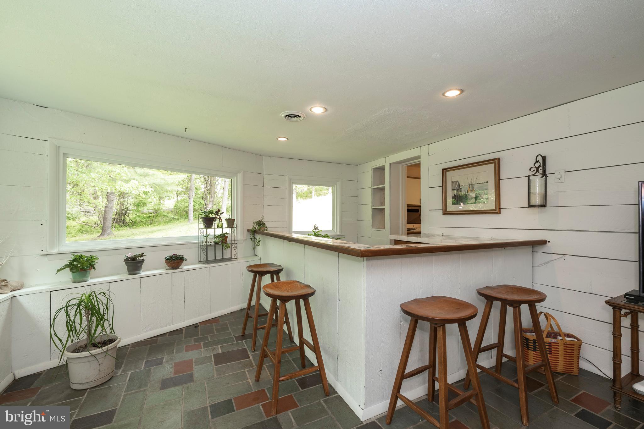 805 Pheasant Run Road West Chester, PA 19382 - Photo 29 of 43 Bar Area with Slate/Tile Floor