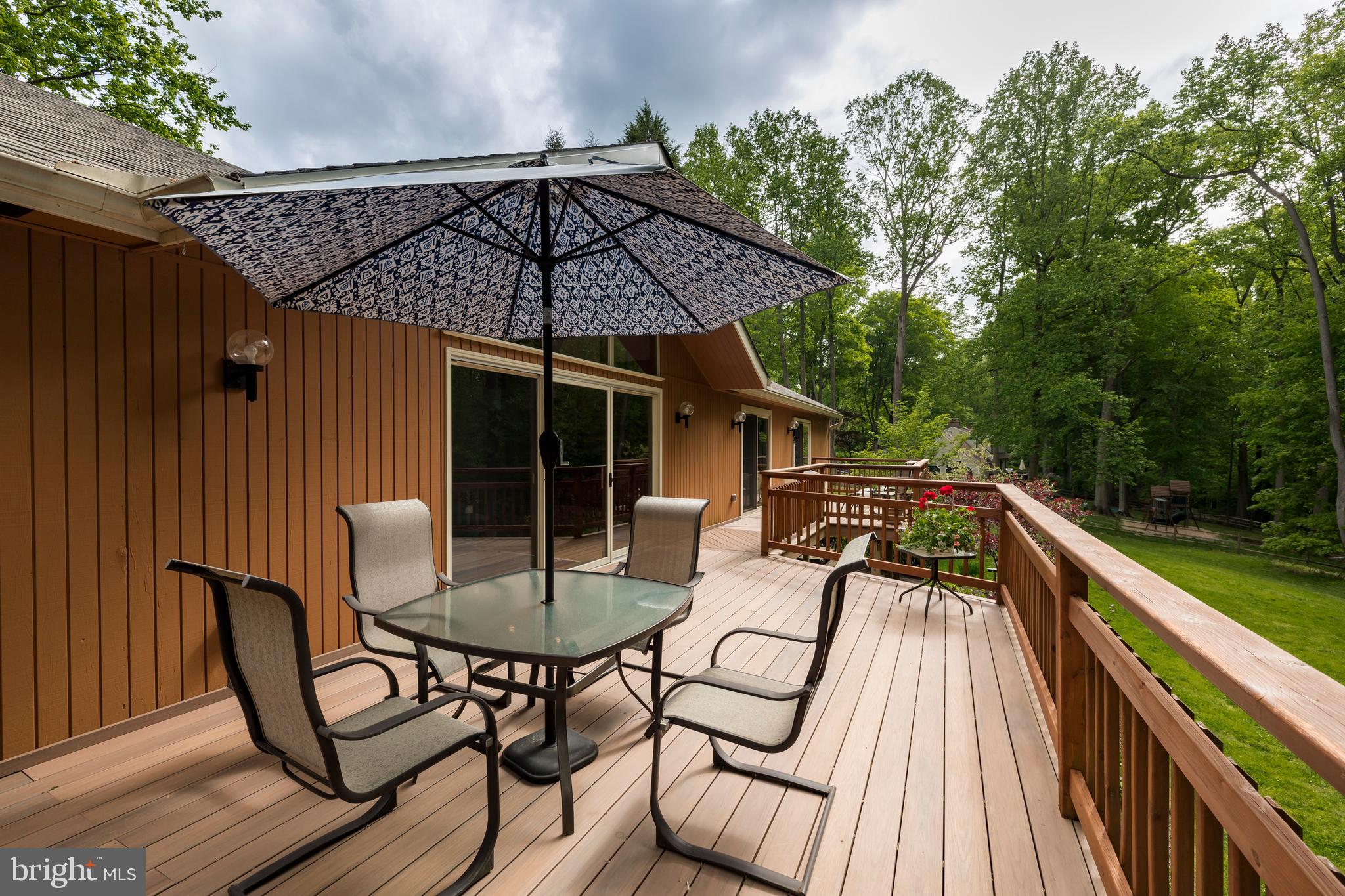 805 Pheasant Run Road West Chester, PA 19382 - Photo 32 of 43 Spacious Deck with Plenty of Room for Seating