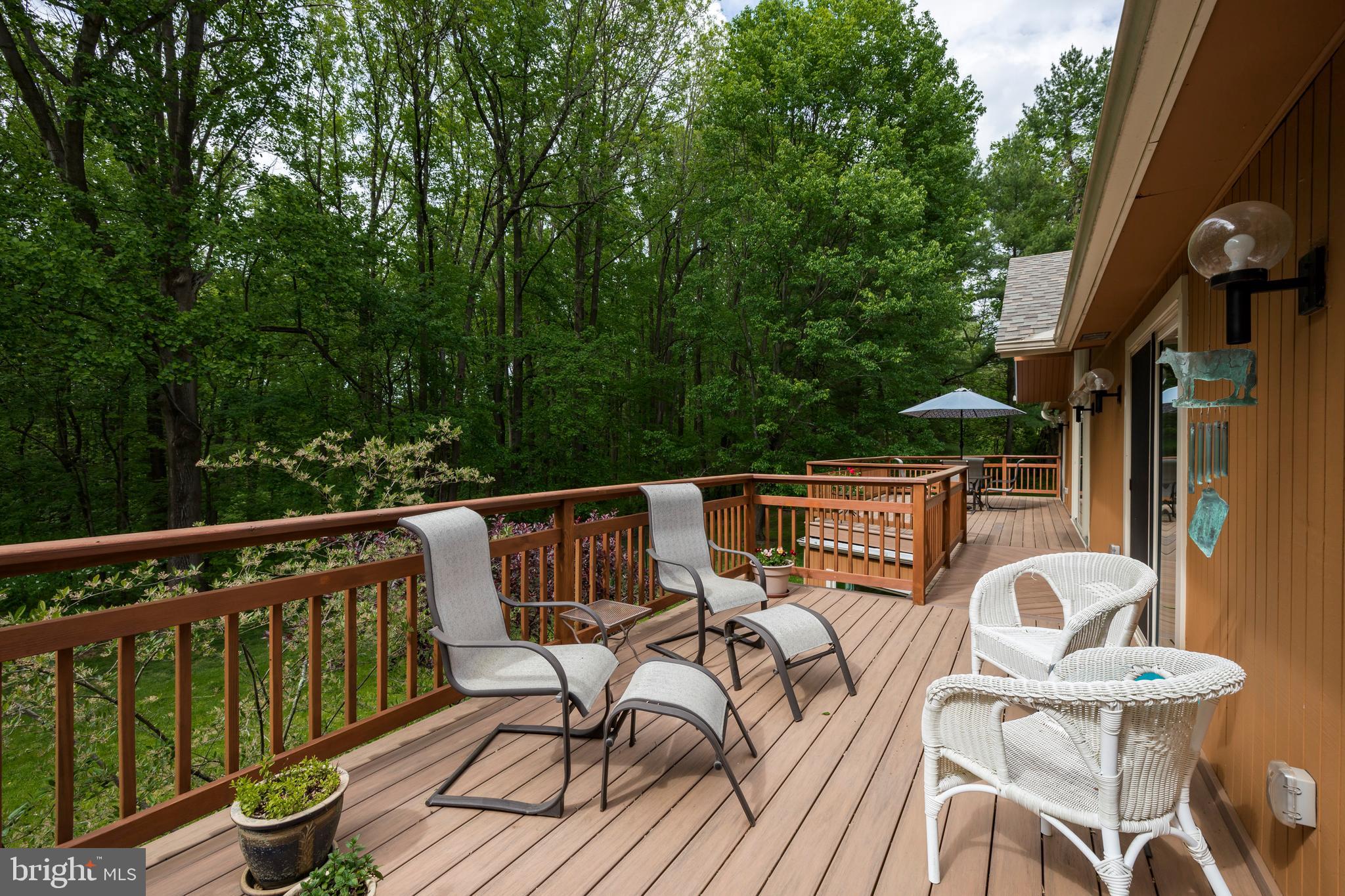 805 Pheasant Run Road West Chester, PA 19382 - Photo 33 of 43 Deck Overlooking Spacious Bacyard