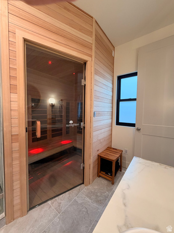 3626 Riverstone Road Mapleton, UT 84664 - Photo 18 of 58 Relaxing sauna / steam room featuring wood walls