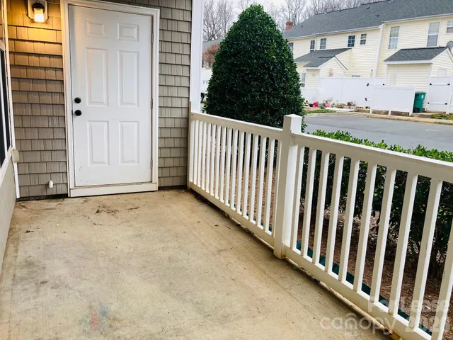 a view of a porch