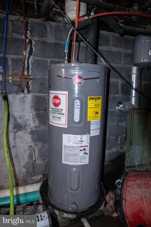 a view of water heater room