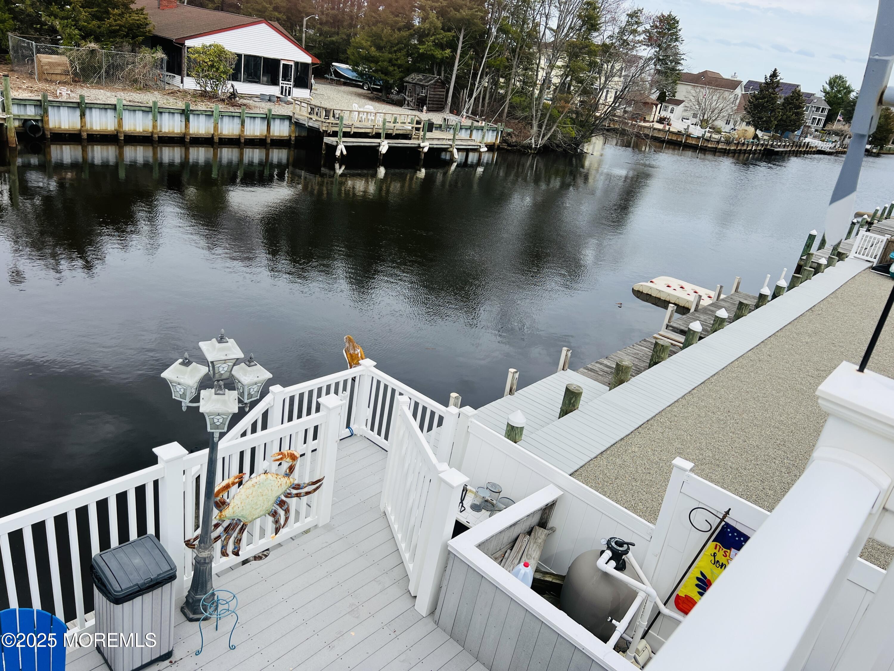 109 West Island Road Bayville, NJ 08721 - Photo 23 of 38 an aerial view of a house with outdoor space and lake view