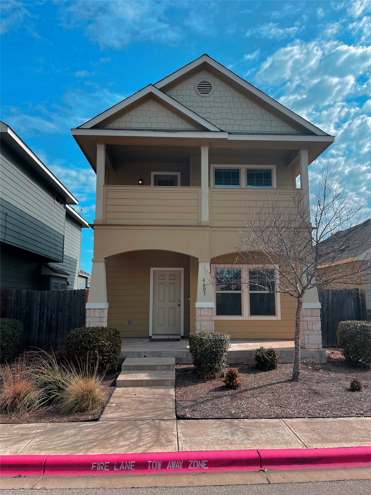 a front view of house with yard