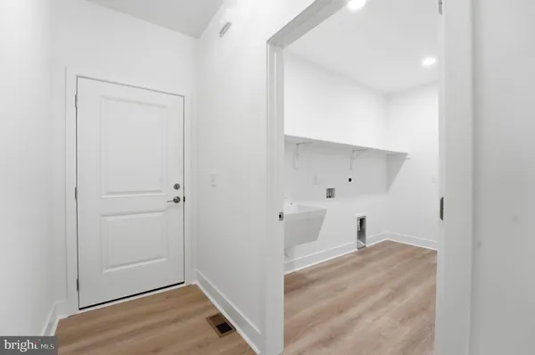 a view of a room with storage and utility