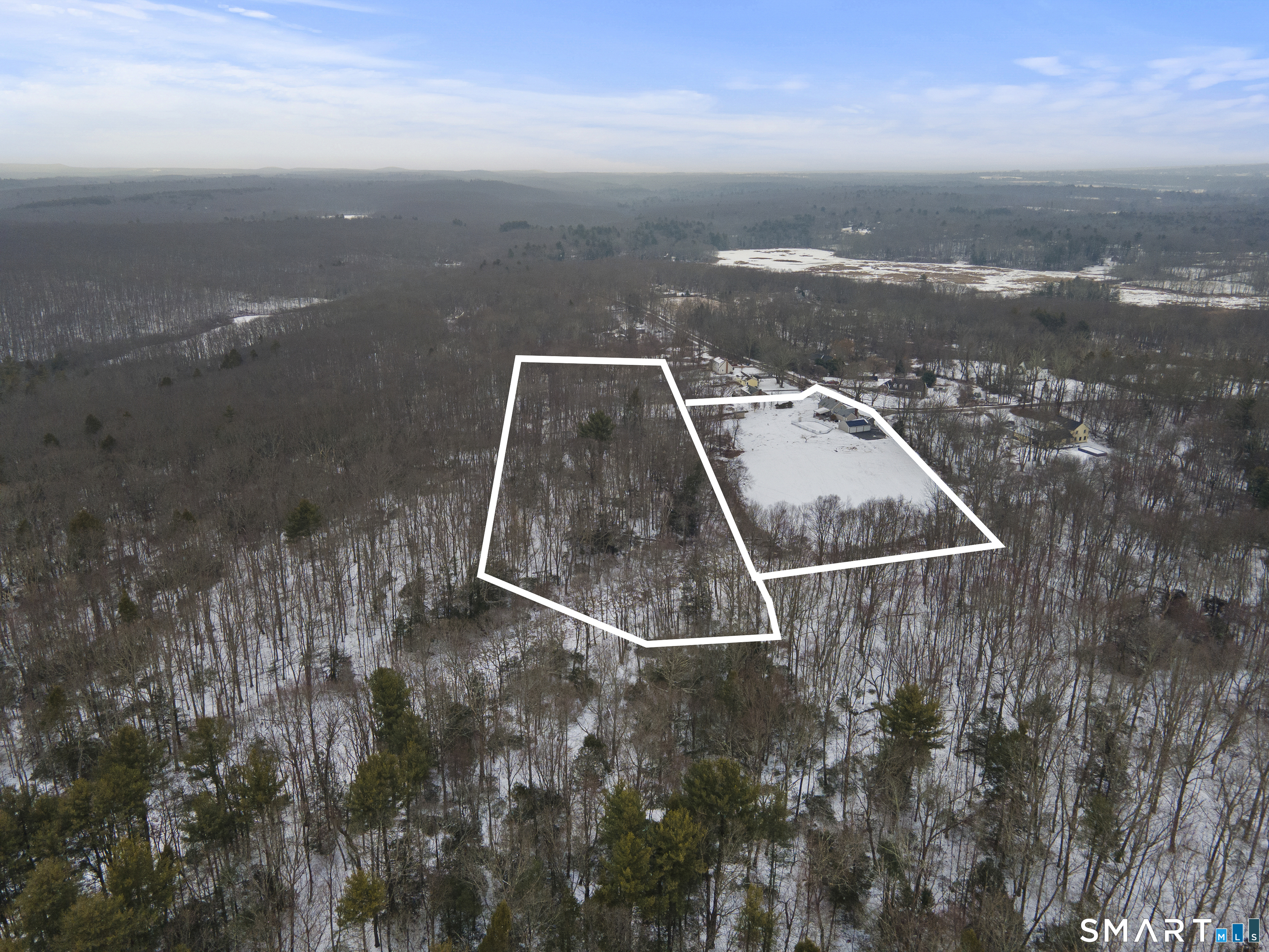 204 Paine Road Pomfret, CT 06259 - Photo 32 of 32 an aerial view of a residential houses with city view
