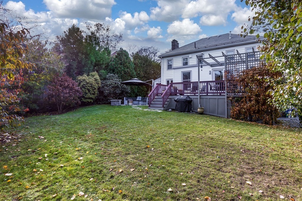 47 Arlington Road Brookline, MA 02467 - Photo 29 of 29 a front view of a house with garden