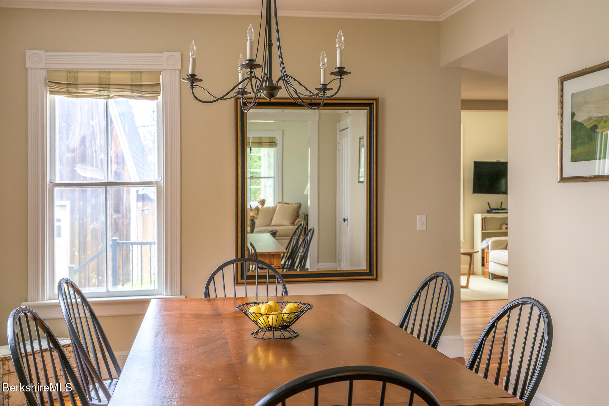 11 Sergeant Street Stockbridge, MA 01262 - Photo 20 of 52 a view of a dining room with furniture and window