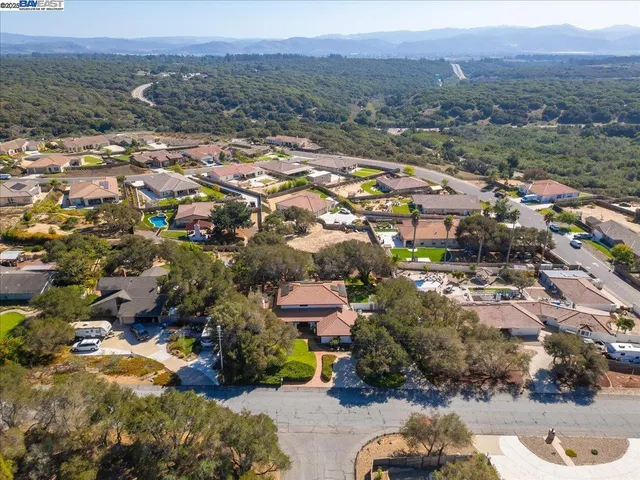 a view of city and mountain
