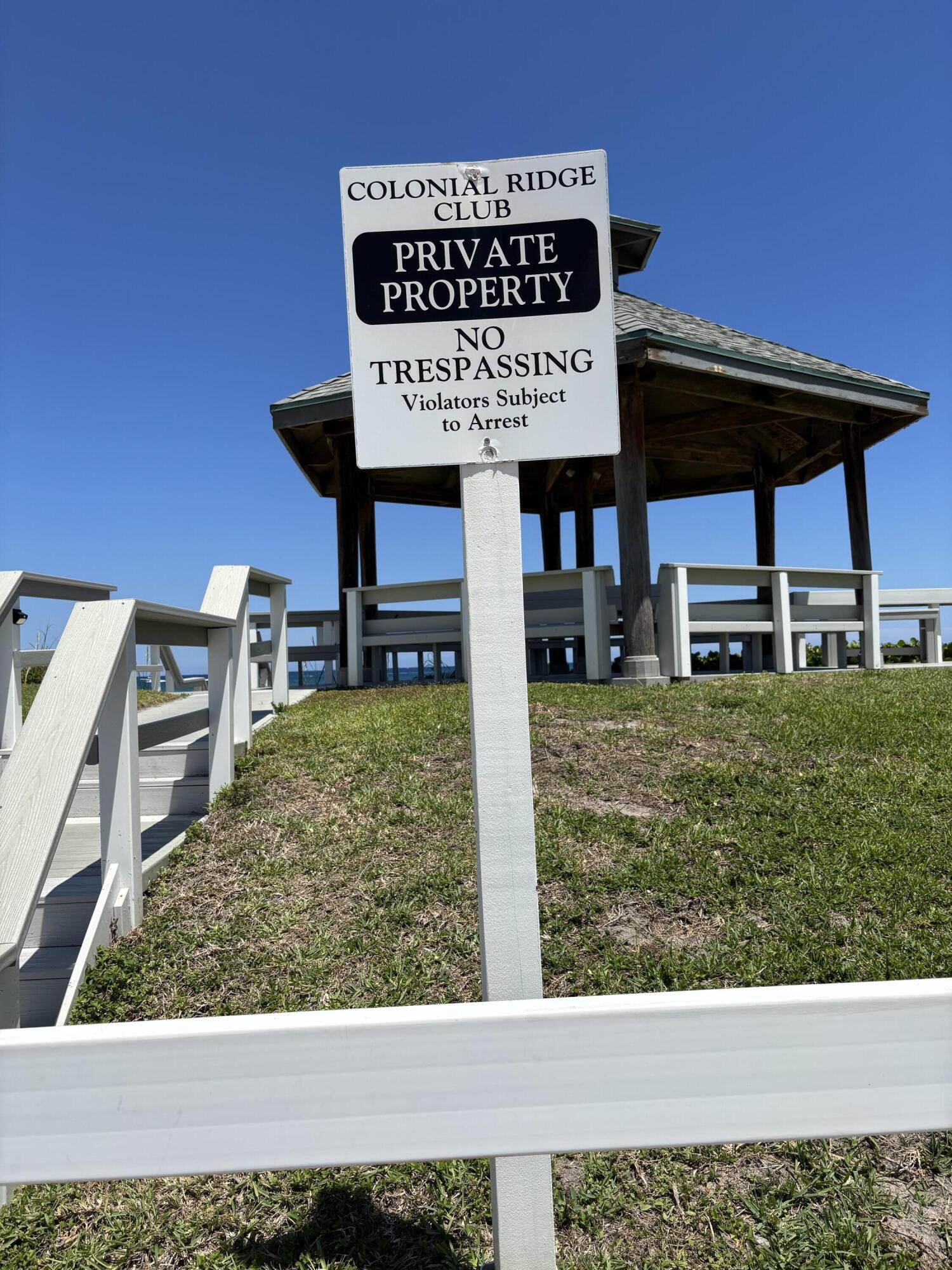 5505 North Ocean Boulevard, Unit 3204 Ocean Ridge, FL 33435 - Photo 32 of 33 a sign on the side of a building