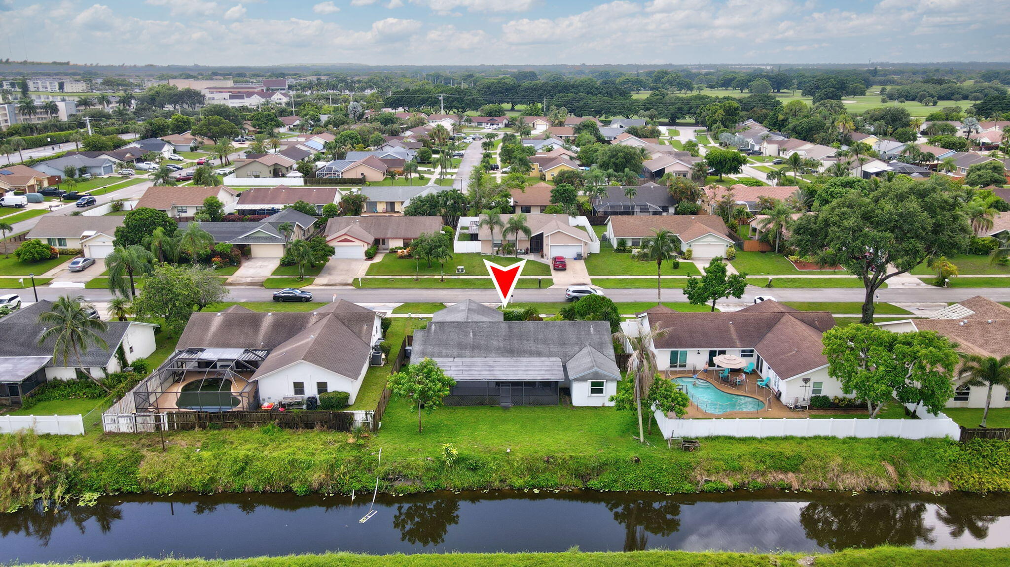 9199 Edgemont Lane Boca Raton, FL 33434 - Photo 34 of 39 Aerial view