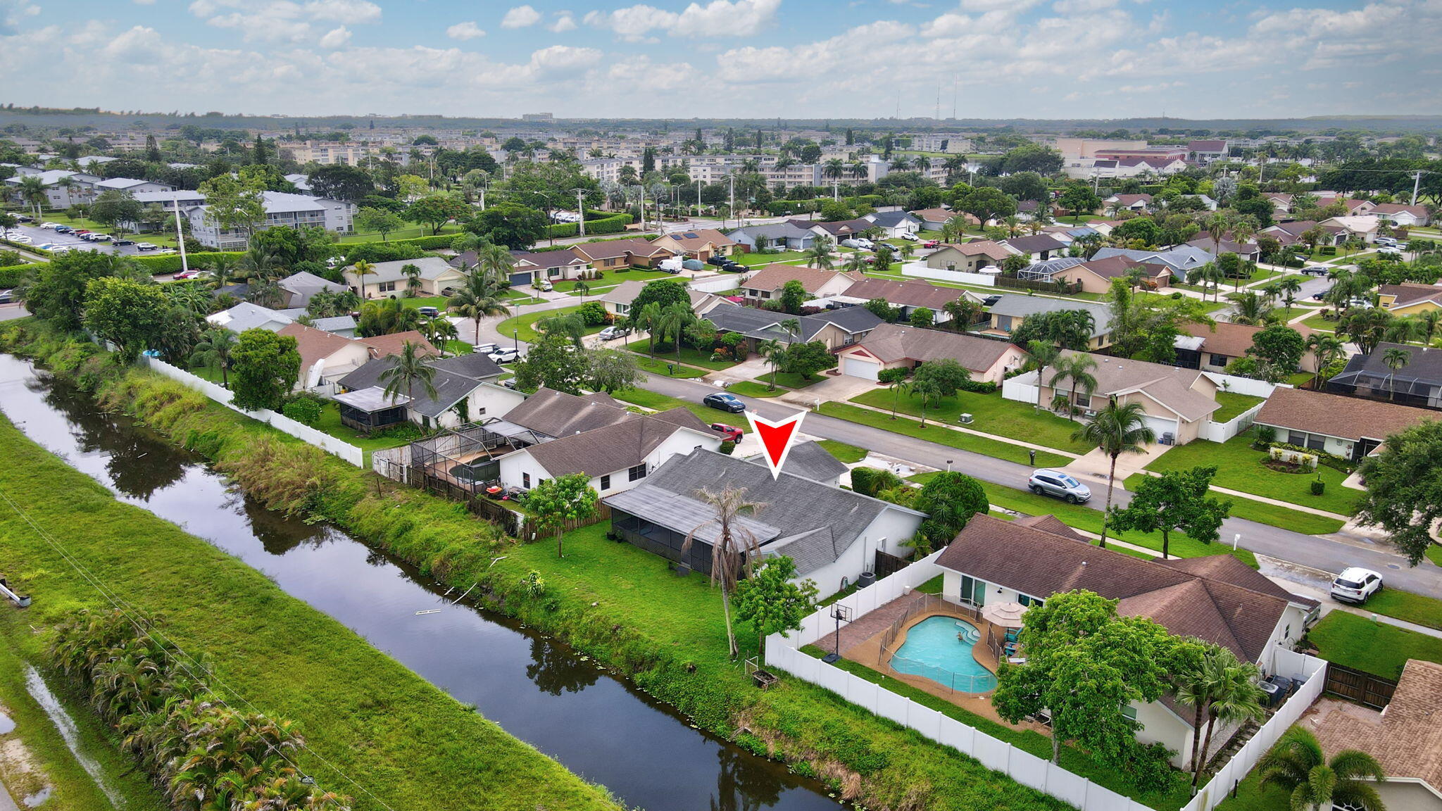 9199 Edgemont Lane Boca Raton, FL 33434 - Photo 5 of 39 Aerial view