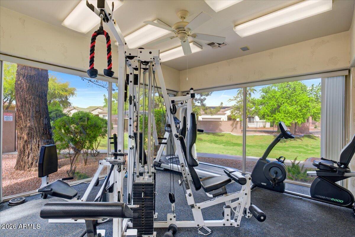 4906 East Wagoner Road Scottsdale, AZ 85254 - Photo 26 of 29 a view of a room with gym equipment