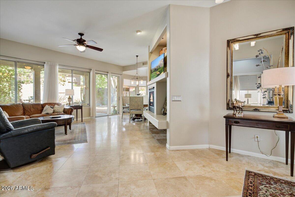4906 East Wagoner Road Scottsdale, AZ 85254 - Photo 4 of 29 a view of a living room and dining room