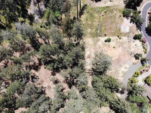 a view of snow on the side of a road