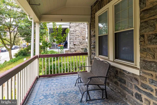 a view of a two chair in the balcony