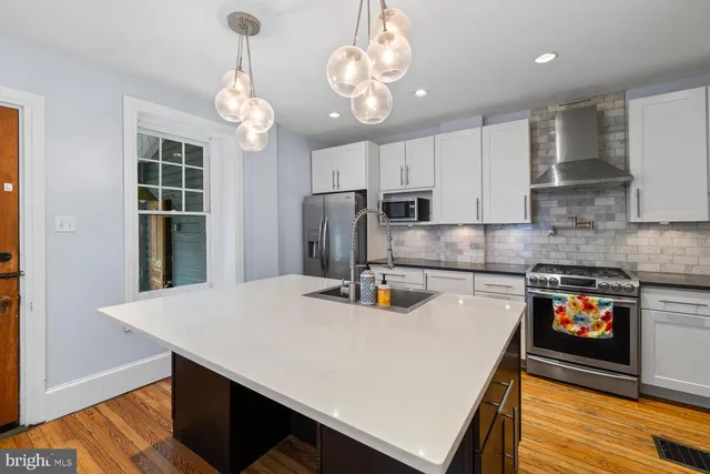 a kitchen with a refrigerator a stove a sink and dishwasher