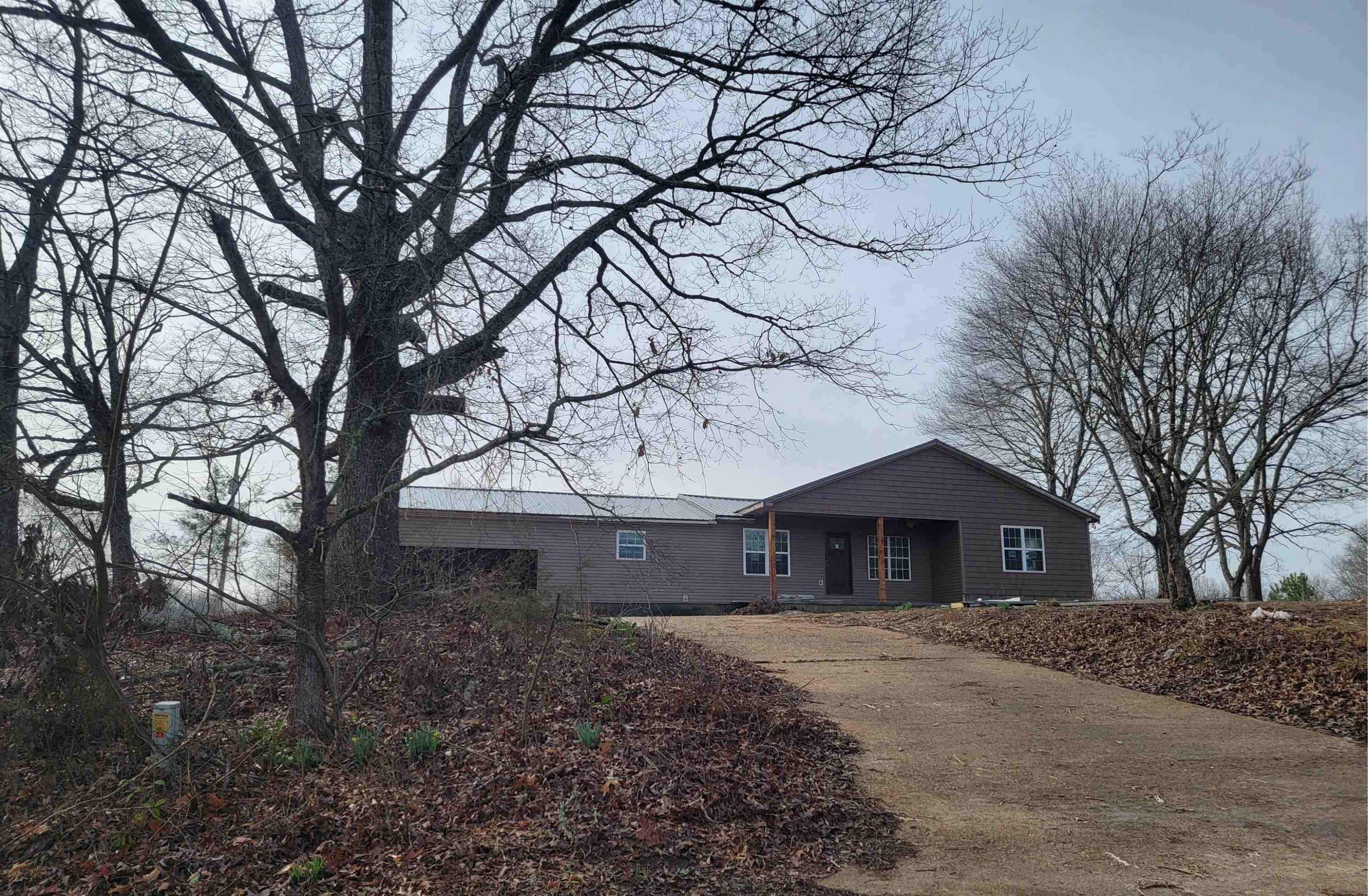 920 Tyler Road Lexington, TN 38351 - Photo 13 of 17 a front view of a house with a yard and large tree