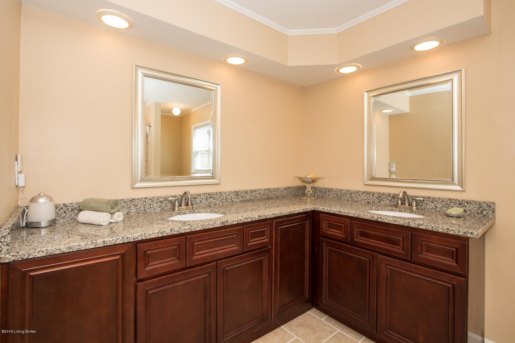 6912 Timber Ridge Court Prospect, KY 40059 - Photo 36 of 61 UPDATED this year -Master bath with granite and dual vanities