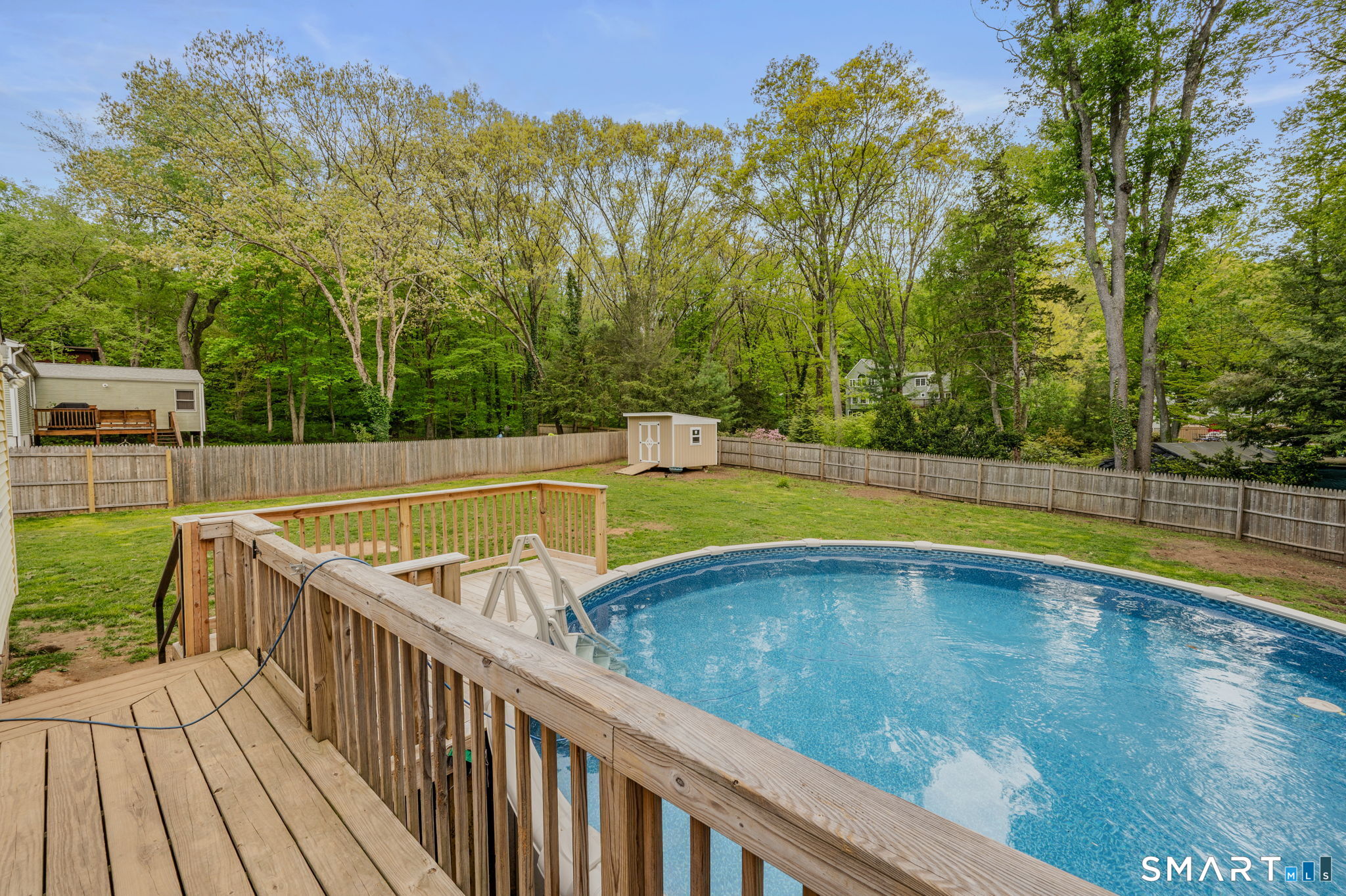 65 Flat Iron Road Guilford, CT 06437 - Photo 32 of 40 fenced in back yard