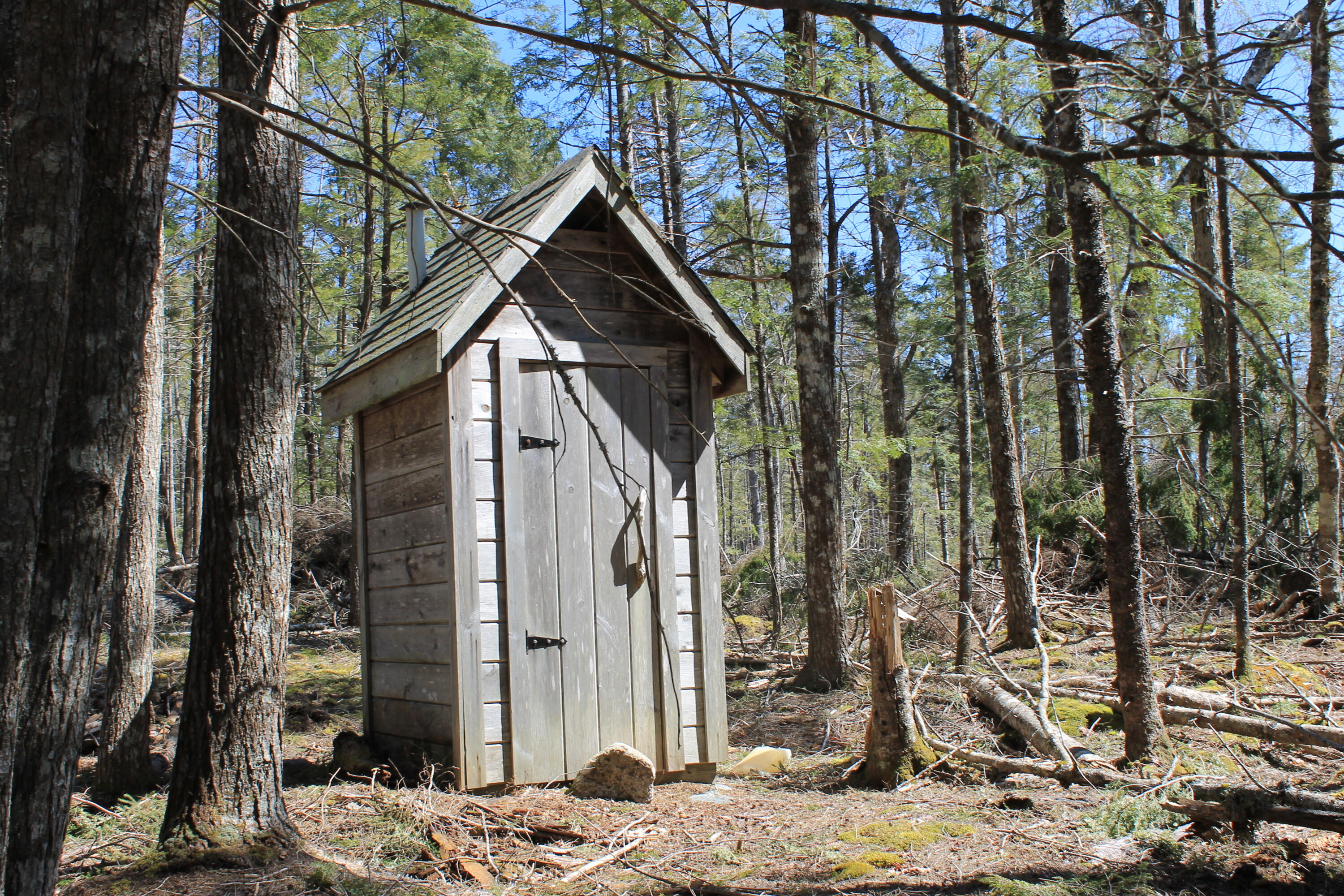 250 Long Lake Road Northfield, ME 04654 - Photo 14 of 18 Outhouse