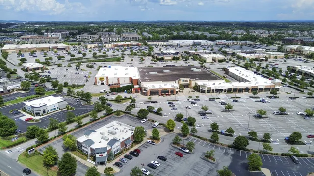 a view of a back yard with green space