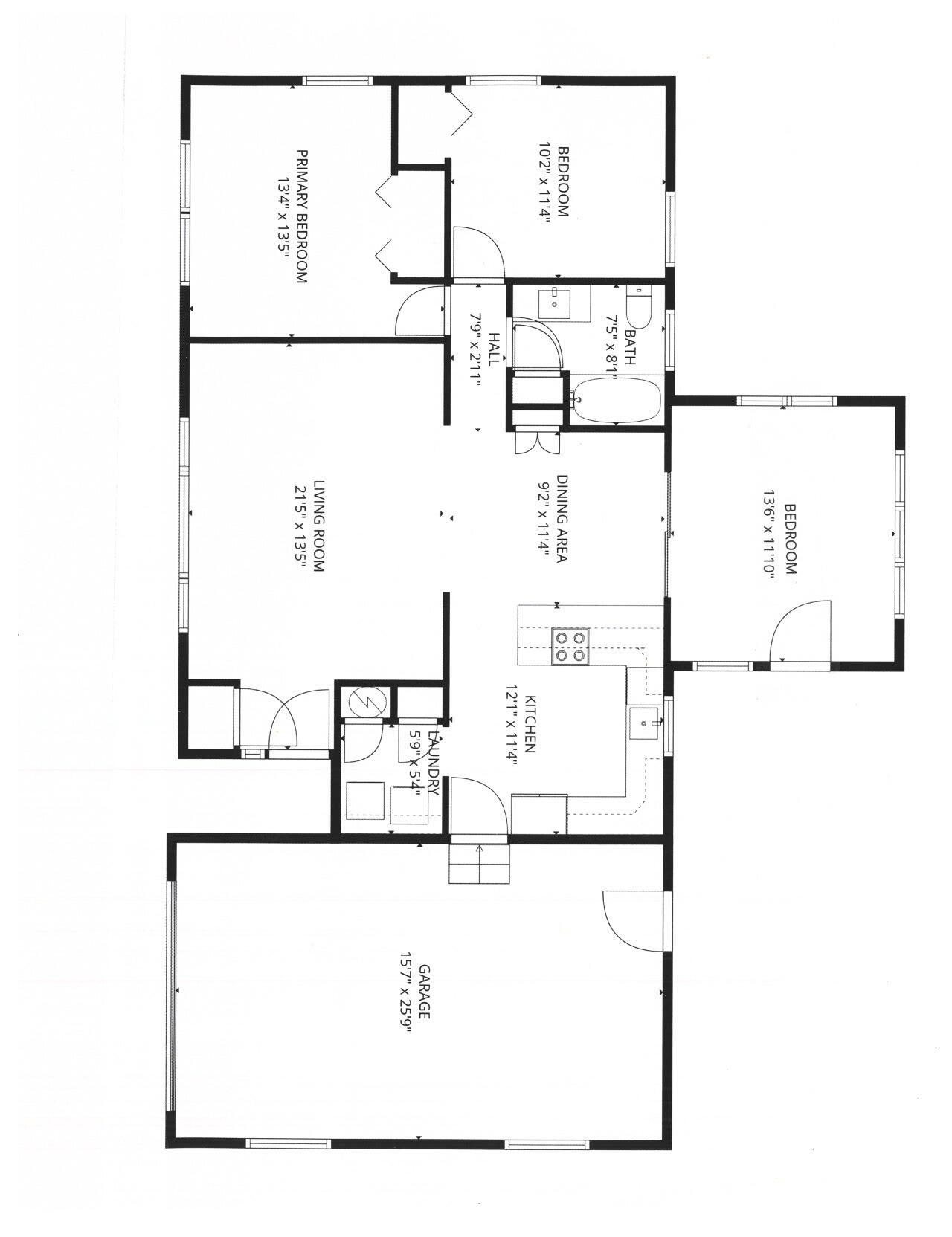 175 Hudnut Street Barryton, MI 49305 - Photo 36 of 36 floor plan