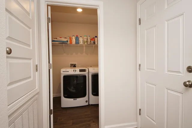 a swimming pool that is in the grass