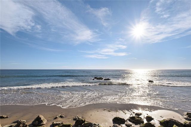 a view of ocean view with beach