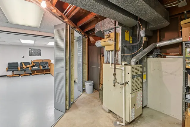 a view of a walk in closet