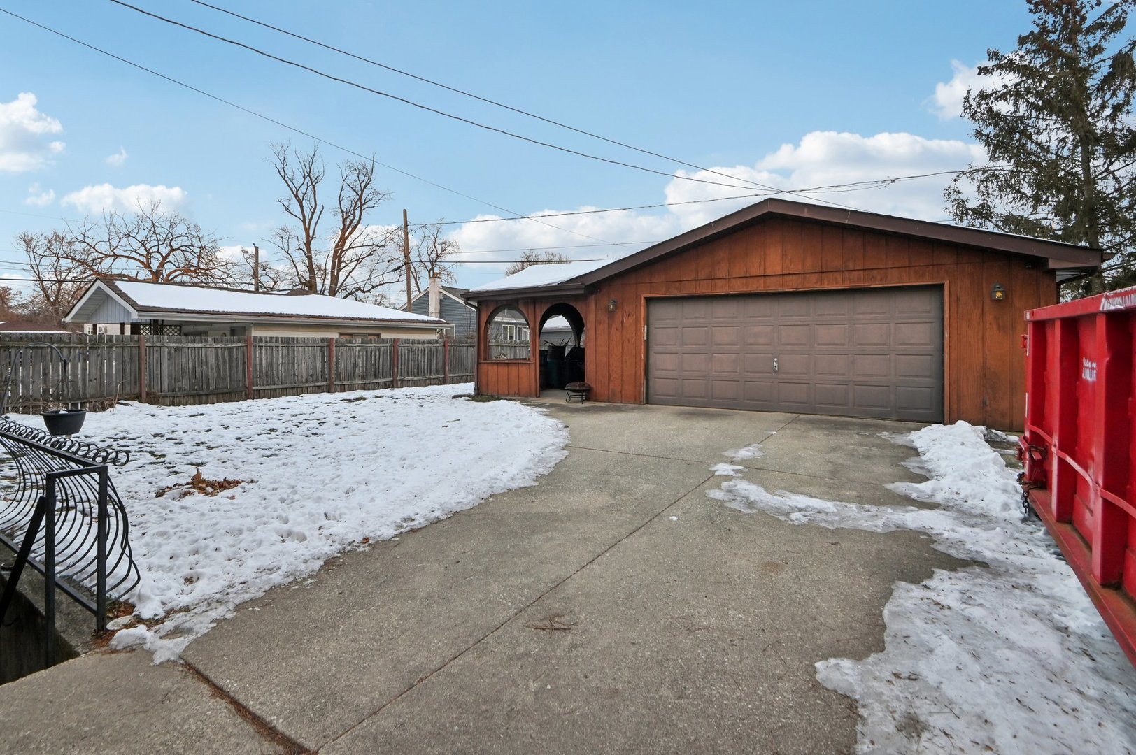 7605 Banks Street Justice, IL 60458 - Photo 42 of 47 a front view of a house with a yard and garage