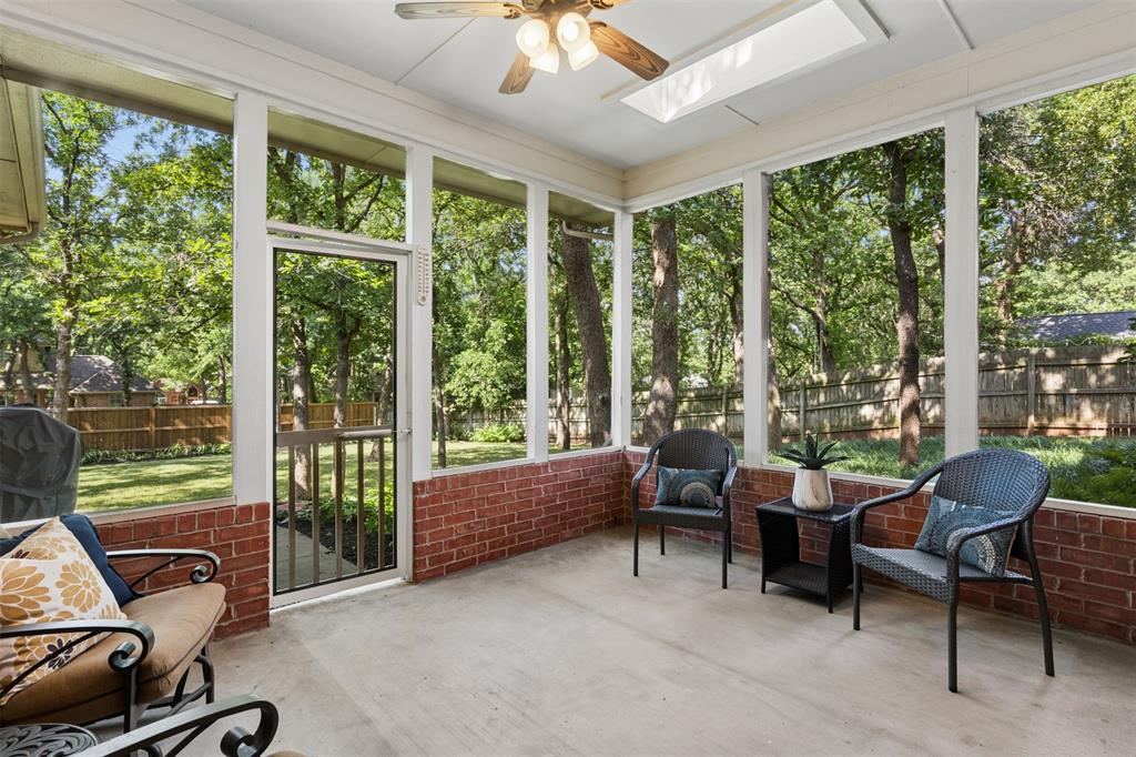 41 Oak Forrest Circle Denton, TX 76210 - Photo 26 of 29 Fully screened in back porch