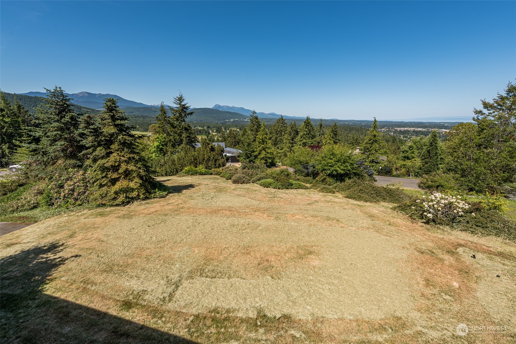 773 Ravens Ridge Road Sequim, WA 98382 - Photo 31 of 38 a view of a large yard with large trees