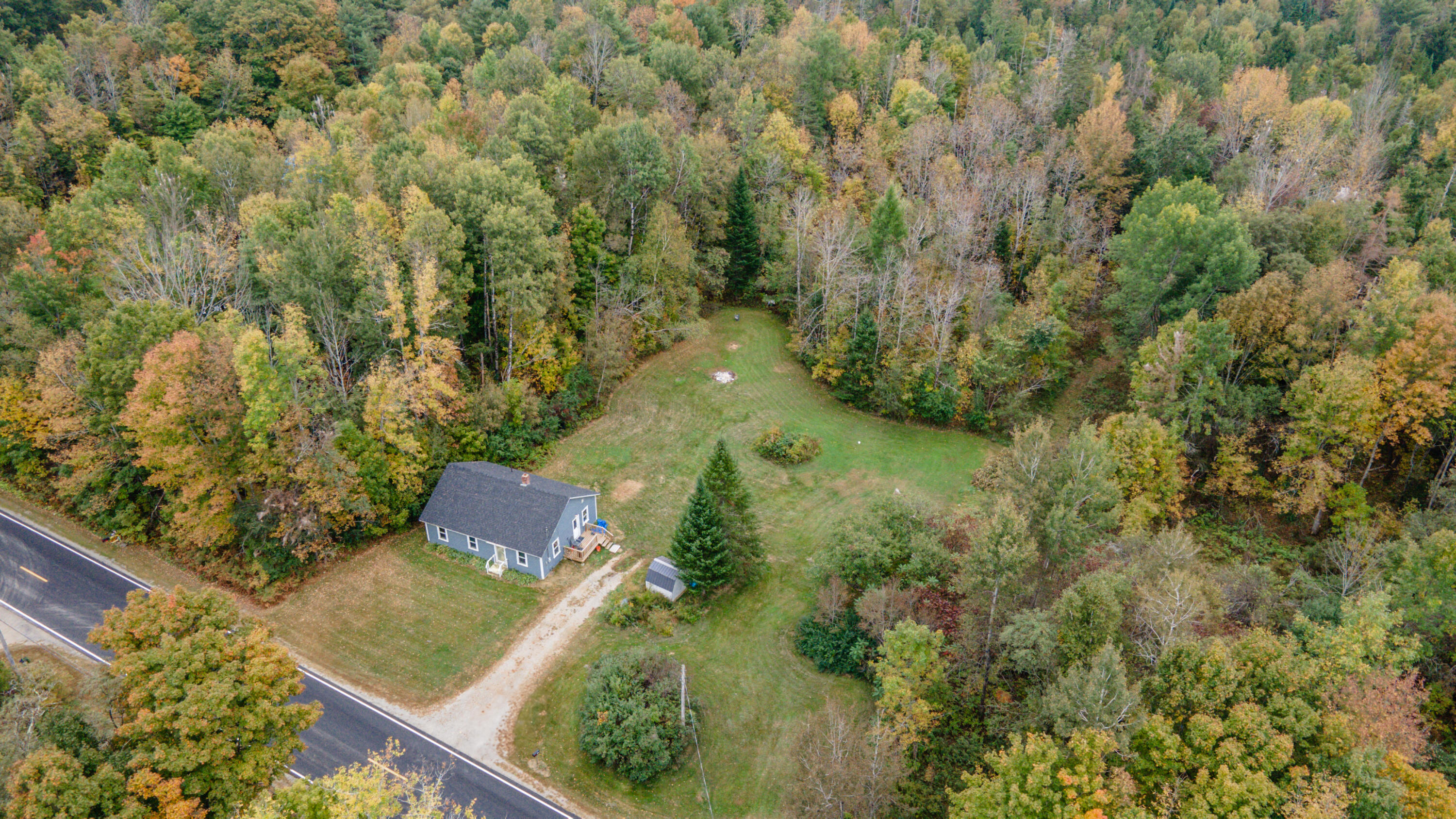 612 Warren Hill Road Palmyra, ME 04965 - Photo 29 of 36 Exterior Arial