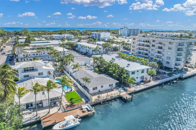 a living room with furniture and storage