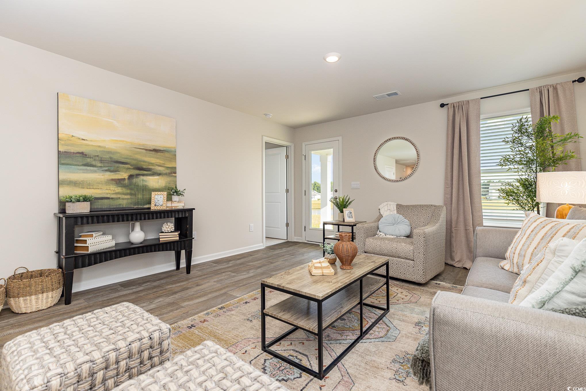 623 Culmen Court Myrtle Beach, SC 29588 - Photo 11 of 22 Living area featuring recessed lighting, baseboard