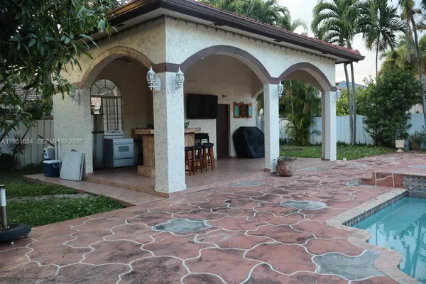 a view of house with outdoor space area