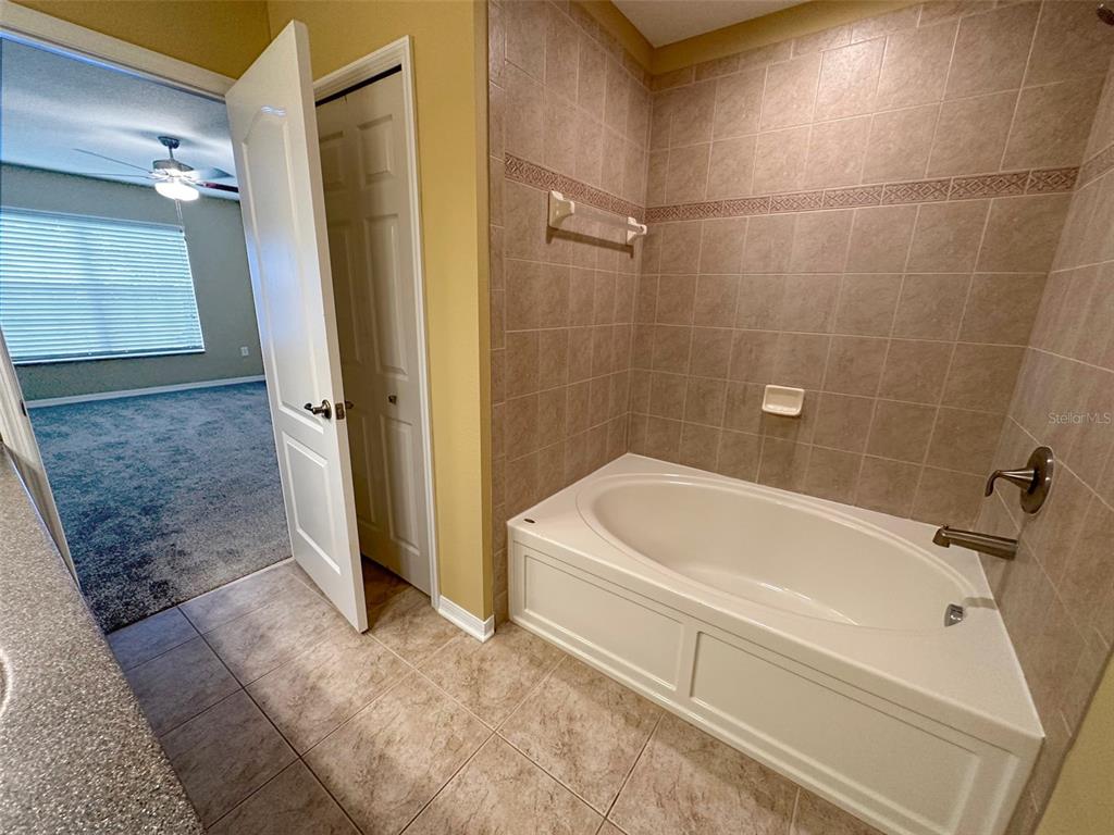 11801 Essington Street New Port Richey, FL 34654 - Photo 30 of 79 a bathroom with a bathtub and a shower