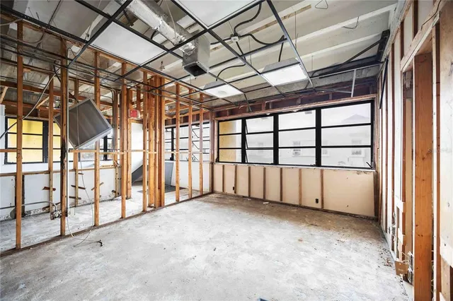 a view of an empty room